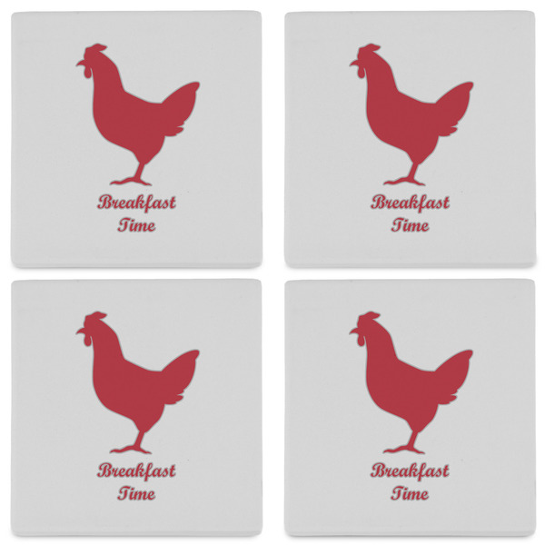 Barbeque Set of 4 Sandstone Coasters - See All 4 View