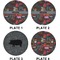 Barbeque Set of Lunch / Dinner Plates (Approval)
