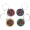 Barbeque Wine Charms (Set of 4) (Personalized)