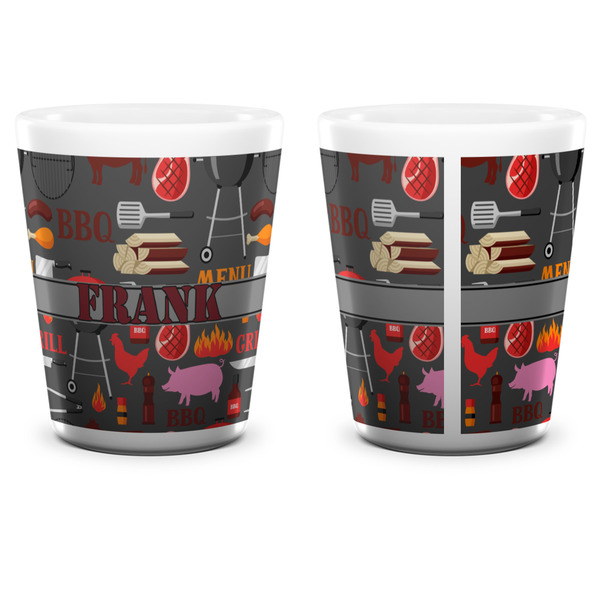 Barbeque Shot Glass - White - APPROVAL