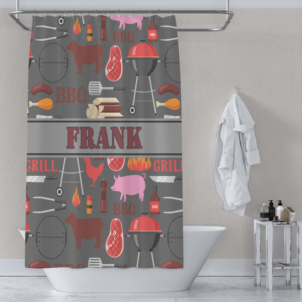 Barbeque Shower Curtain Lifestyle
