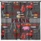 Barbeque Shower Curtain (Personalized) (Non-Approval)