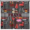 Barbeque Shower Curtain - Custom Size (Personalized)