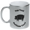 Barbeque Metallic Silver Mug (Personalized)