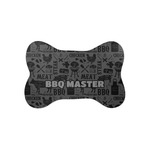 Barbeque Bone Shaped Dog Food Mat (Small) (Personalized)