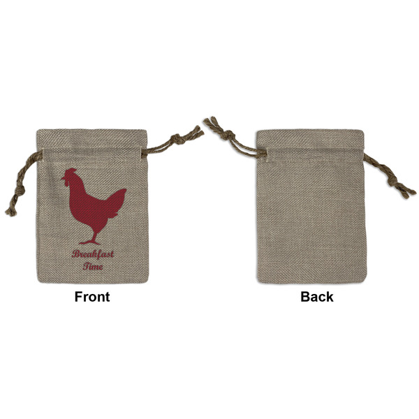 Barbeque Small Burlap Gift Bag - Front Approval