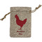 Barbeque Small Burlap Gift Bag - Front (Personalized)