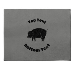 Barbeque Gift Boxes w/ Engraved Leather Lid (Personalized)