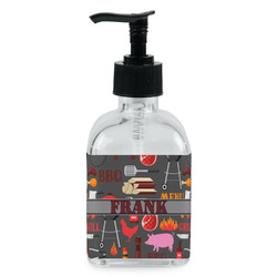 Barbeque Glass Soap & Lotion Bottle - Single Bottle (Personalized)