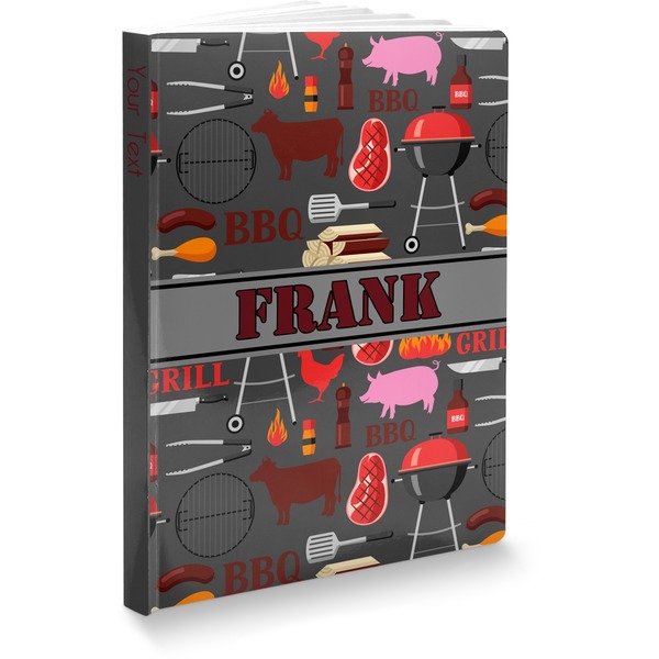 Custom Barbeque Softbound Notebook - 7.25" x 10" (Personalized)