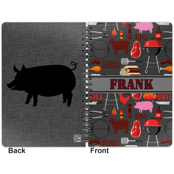Barbeque Spiral Journal 7 x 10 - Apvl
