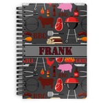 Barbeque Spiral Notebook - 7x10 w/ Name or Text