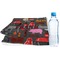 Barbeque Sports Towel Folded with Water Bottle
