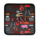 Barbeque Iron On Square Patch w/ Name or Text