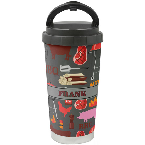 Custom Barbeque Stainless Steel Coffee Tumbler (Personalized)