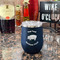 Barbeque Stainless Wine Tumblers - Navy - Single Sided - In Context