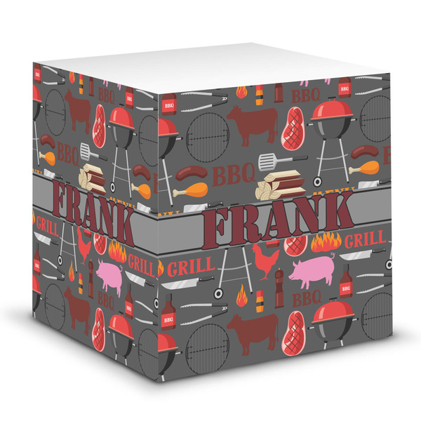 Custom Barbeque Sticky Note Cube (Personalized)