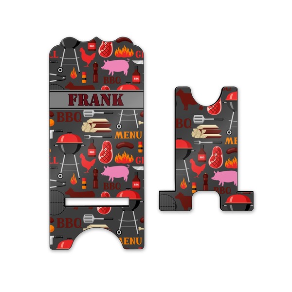 Barbeque Stylized Phone Stand - Front & Back - Small