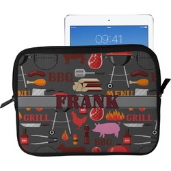 Barbeque Tablet Case / Sleeve - Large (Personalized)