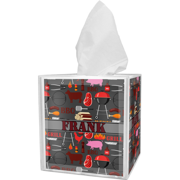 Custom Barbeque Tissue Box Cover (Personalized)