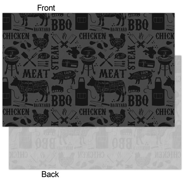 Barbeque Tissue Paper - Heavyweight - XL - Front & Back