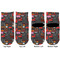 Barbeque Toddler Ankle Socks - Double Pair - Front and Back - Apvl