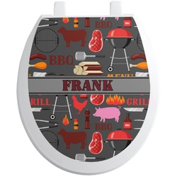 Barbeque Toilet Seat Decal (Personalized)