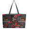 Barbeque Beach Totes Bag - w/ Black Handles (Personalized)