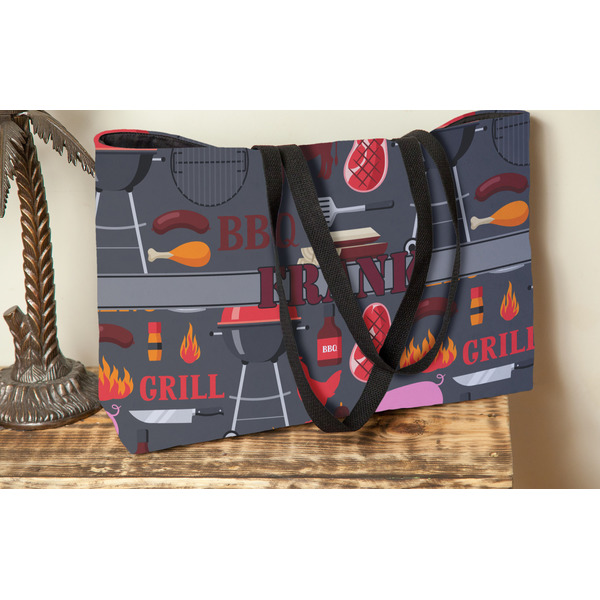 Barbeque Tote w/Black Handles - Lifestyle View
