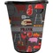 Barbeque Waste Basket - Single Sided (Black) (Personalized)