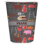 Barbeque Waste Basket - Single Sided (White) (Personalized)