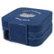 Barbeque Travel Jewelry Boxes - Leather - Navy Blue - View from Rear