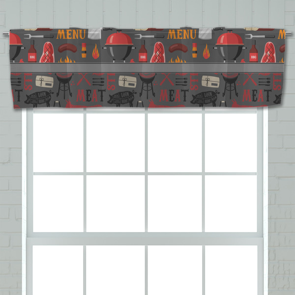 Barbeque Valance - Closeup on window