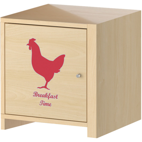 Barbeque Wall Graphic on Wooden Cabinet