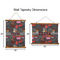 Barbeque Wall Hanging Tapestries - Parent/Sizing