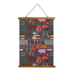 Barbeque Wall Hanging Tapestry - Tall (Personalized)