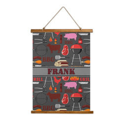 Barbeque Wall Hanging Tapestry - Tall (Personalized)