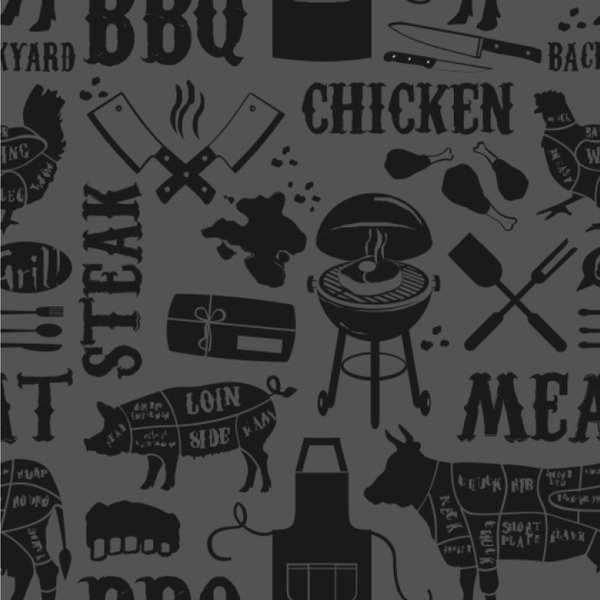 Custom Barbeque Wallpaper & Surface Covering (Water Activated 24"x 24" Sample)