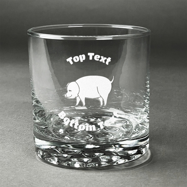 Custom Barbeque Whiskey Glass (Single) (Personalized)