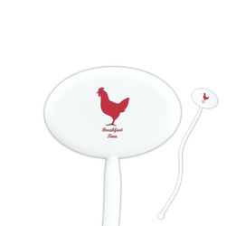 Barbeque Oval Plastic Stir Sticks (Personalized)