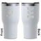 Barbeque White RTIC Tumbler - Front and Back