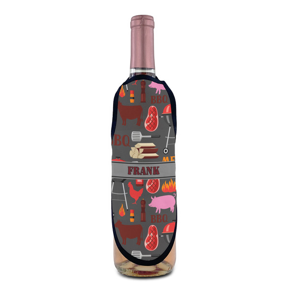 Barbeque Wine Bottle Apron - IN CONTEXT