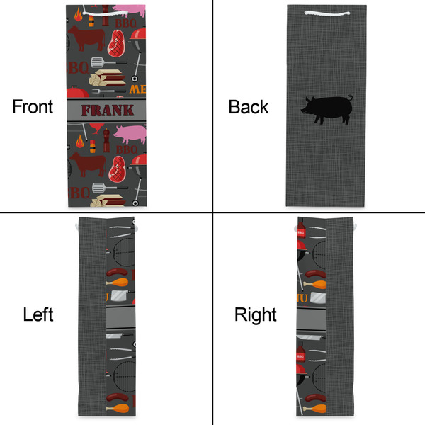 Barbeque Wine Gift Bag - Gloss - Approval