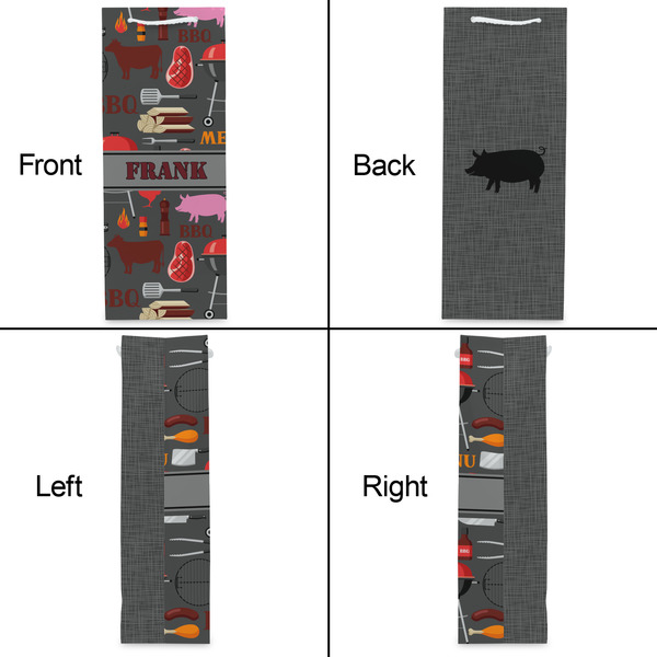 Barbeque Wine Gift Bag - Matte - Approval