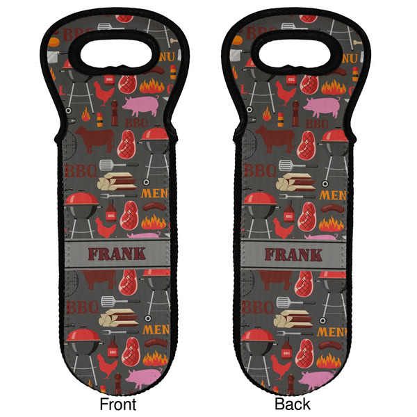 Barbeque Wine Tote Front & Back