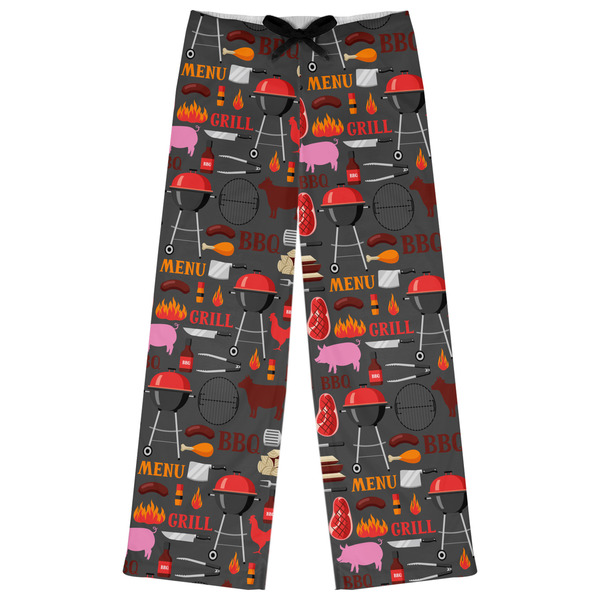 Custom Barbeque Womens Pajama Pants - M