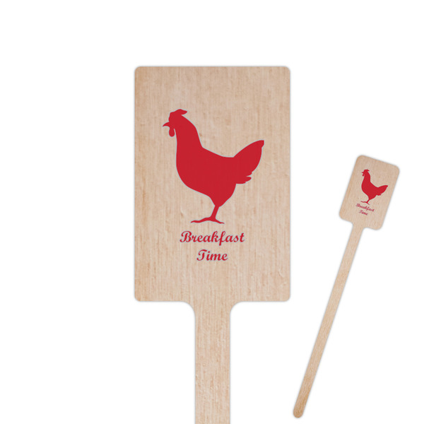 Custom Barbeque Rectangle Wooden Stir Sticks (Personalized)