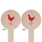 Barbeque Wooden 6" Food Pick - Round - Double Sided - Front & Back
