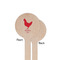 Barbeque Wooden 7.5" Stir Stick - Round - Single Sided - Front & Back
