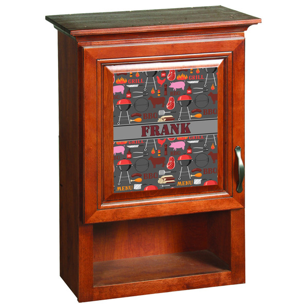 Barbeque Wooden Cabinet Decal (Medium)